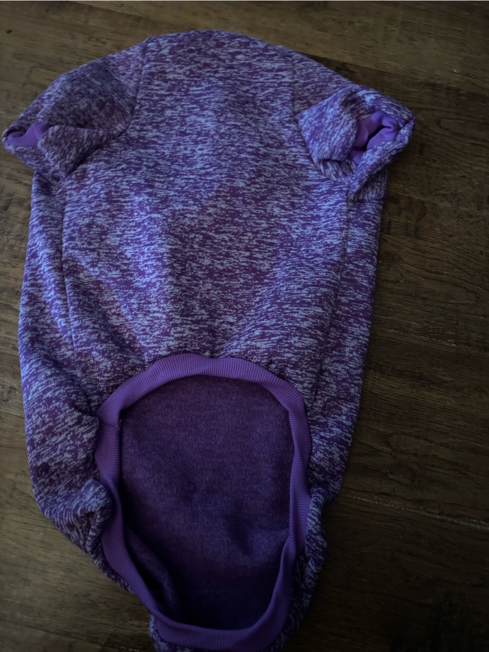 Purple fleece Dog sweatshirt 7X fits XL dogs NEW L- XL dog
